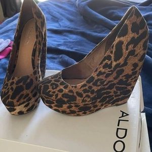 ALDO Leopard print shoe size 36 USA 6